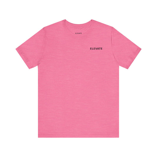 Elevate Pink Tee – Bougie Unisex Shirt with Bold Roots & Coffee Energy | Soft Premium Cotton