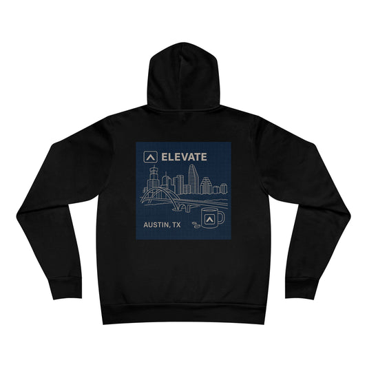 ELEVATE "Blueprint Brew" Hoodie – Austin, TX Edition